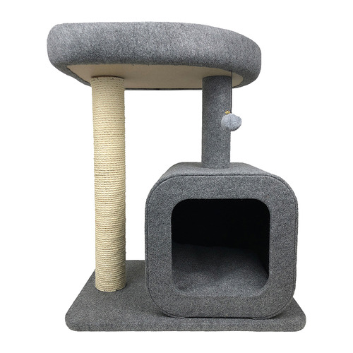 ScratchingPost Grey Figaro Cat Scratching Post Temple Webster